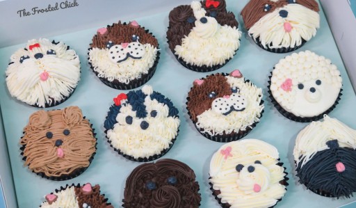 Cat and dog cupcakes best sale